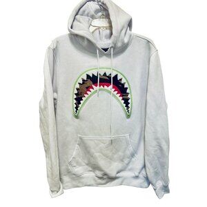 ETERNITY Hoody Sweatshirt White Shark Embroidery Sweater